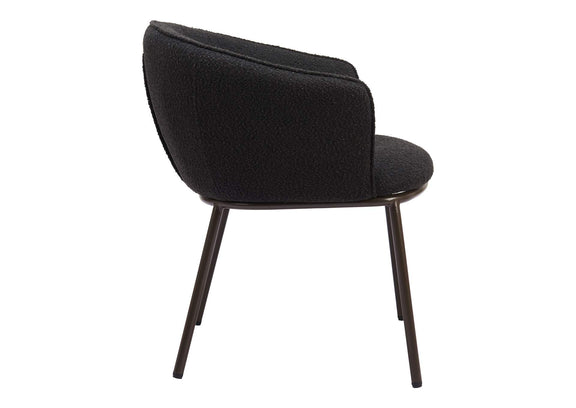 110102 Essen Dining Chair Black & Bronze