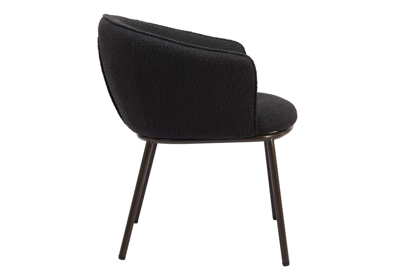 110102 Essen Dining Chair Black & Bronze