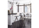 101288 Aki Barstool (Set Of 2) White & Walnut