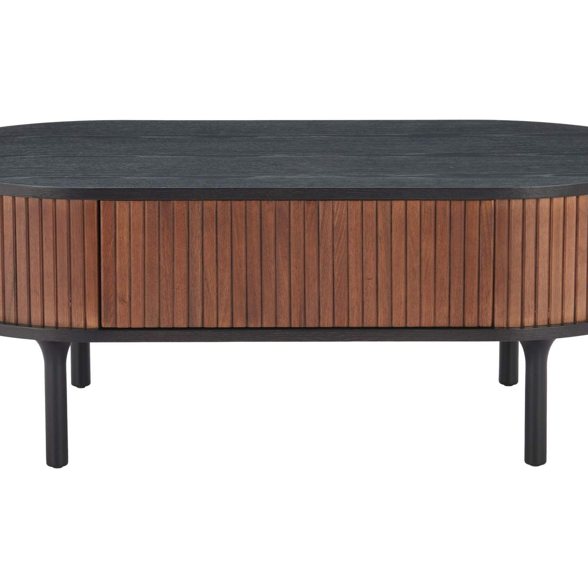 110298 Koriana Coffee Table Black & Walnut