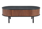 110298 Koriana Coffee Table Black & Walnut