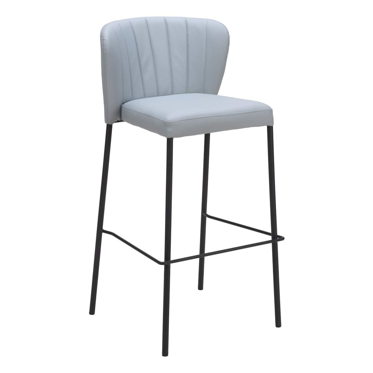 109783 Linz Barstool (Set Of 2) Gray