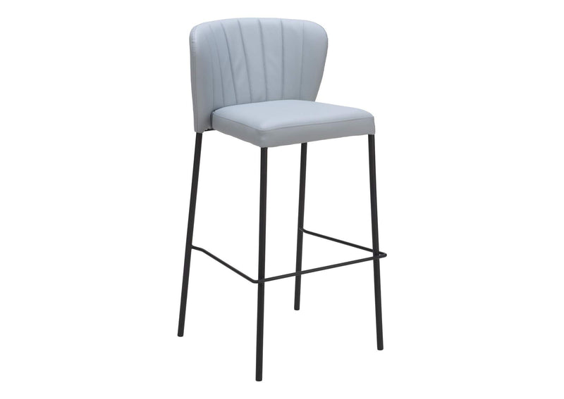 109783 Linz Barstool (Set Of 2) Gray