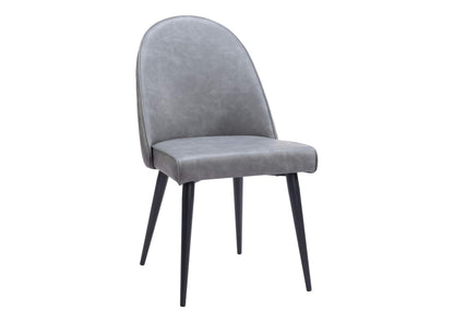 110118 Silloth Armless Dining Chair (Set Of 2) Gray