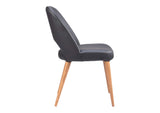 110123 Leith Dining Chair (Set Of 2) Black