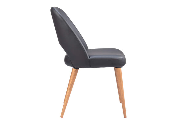 110123 Leith Dining Chair (Set Of 2) Black