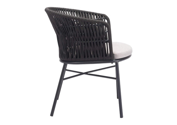 703987 Freycinet Outdoor Dining Chair (Set Of 2) Black