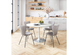 109659 Thibideaux Dining Chair (Set Of 2) Light Gray