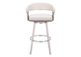 110046 Bantry Swivel Barstool White