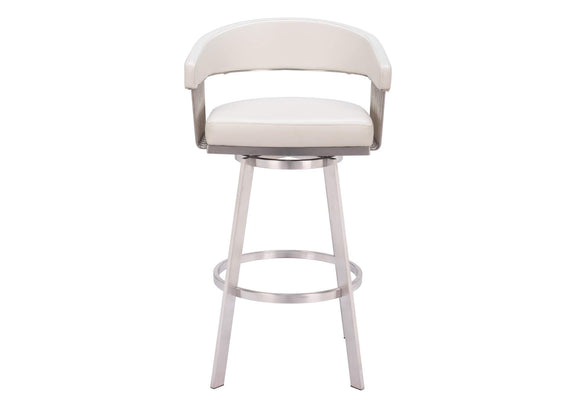 110046 Bantry Swivel Barstool White
