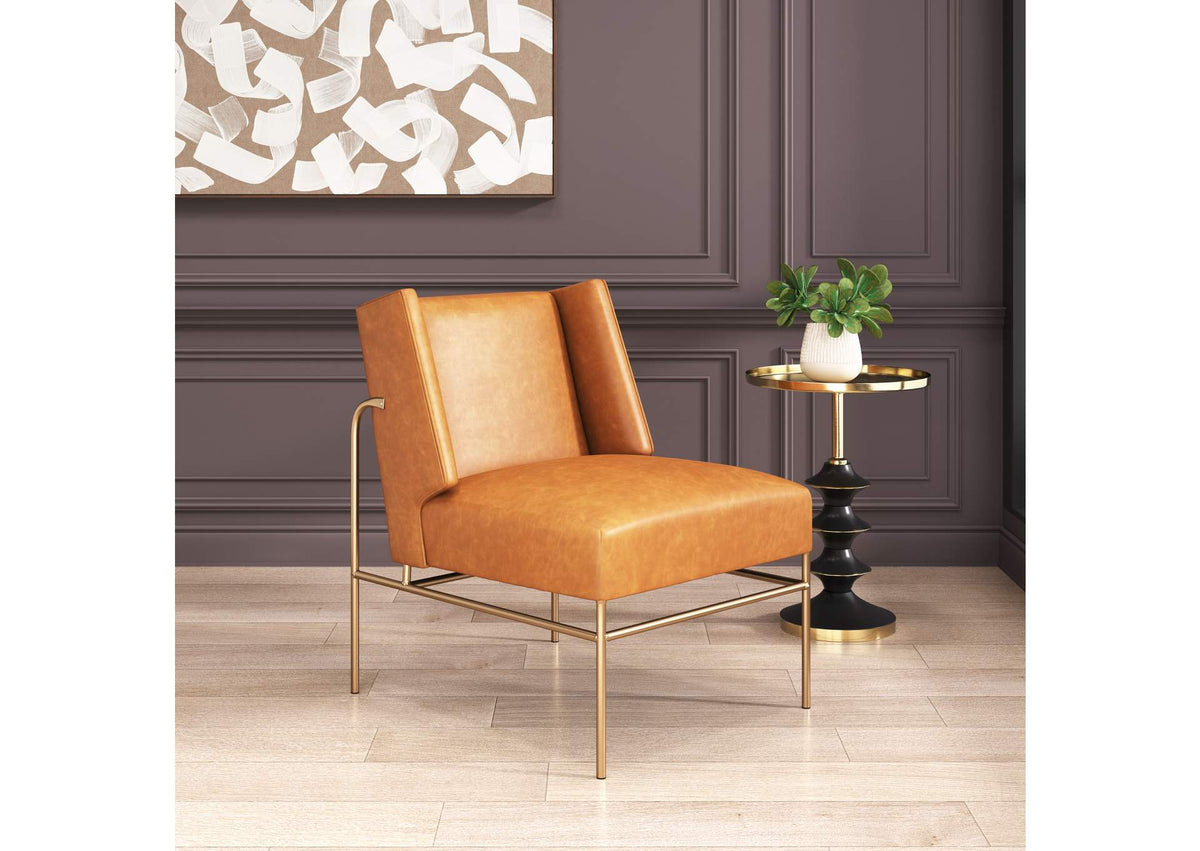 109515 Atlanta Accent Chair Brown