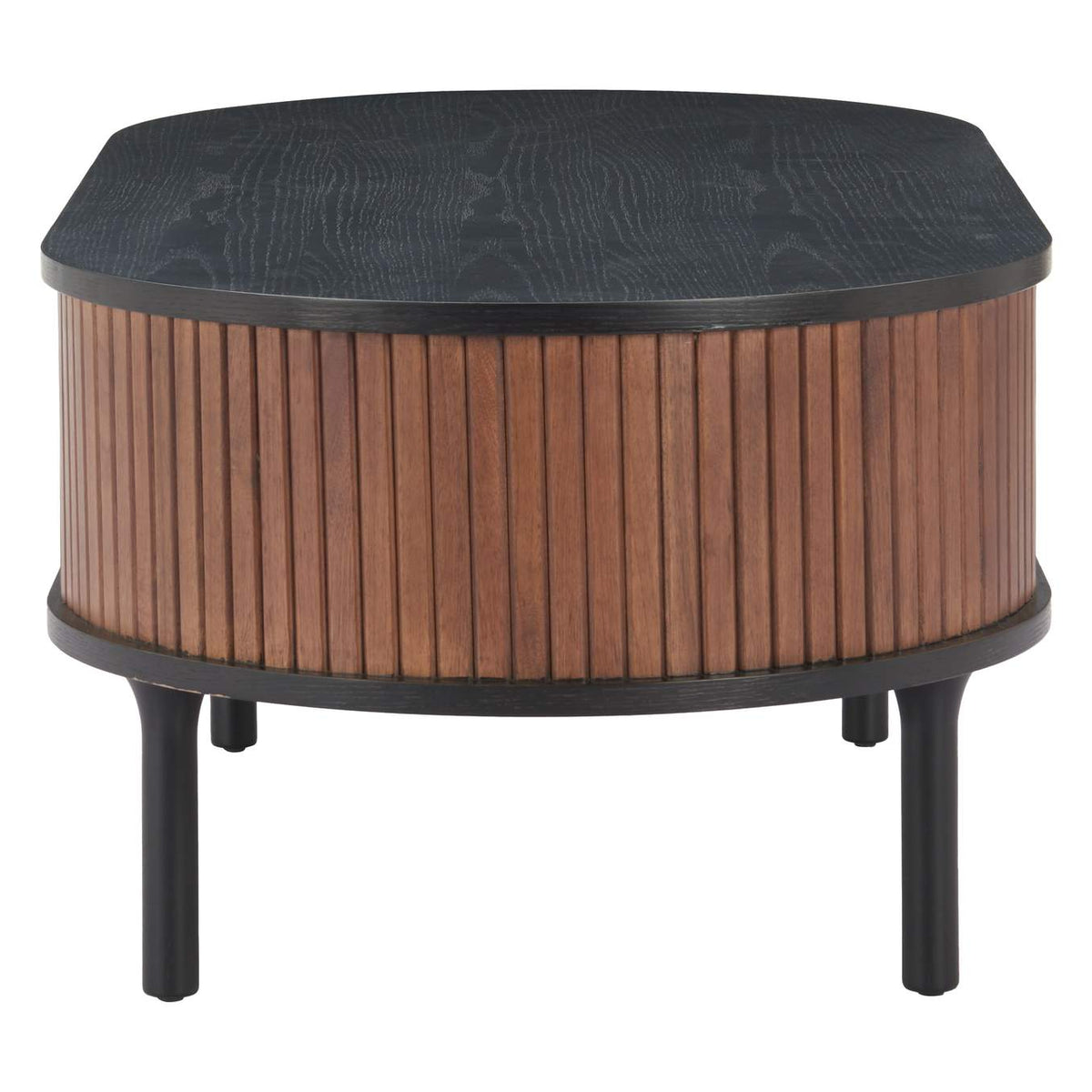 110298 Koriana Coffee Table Black & Walnut