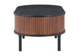 110298 Koriana Coffee Table Black & Walnut