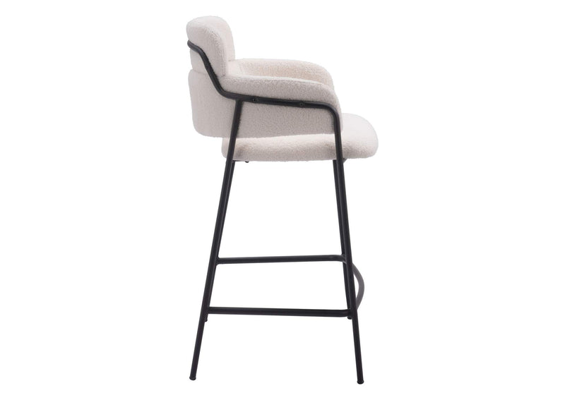 109665 Marcel Counter Stool (Set Of 2) Cream