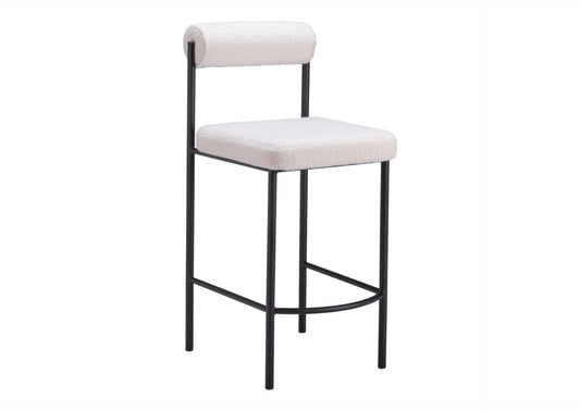 109811 Livorno Counter Stool (Set Of 2) Ivory