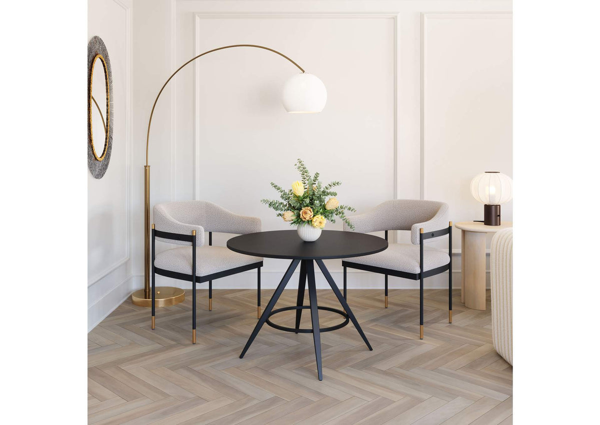 110052 Dinos Dining Table Black