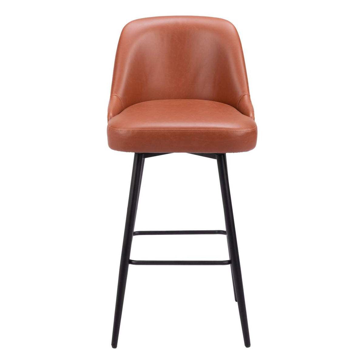 109974 Keppel Swivel Barstool Brown