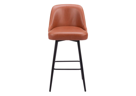 109974 Keppel Swivel Barstool Brown