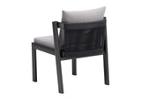 704008 Horizon Outdoor Dining Chair (Set Of 2) Gray