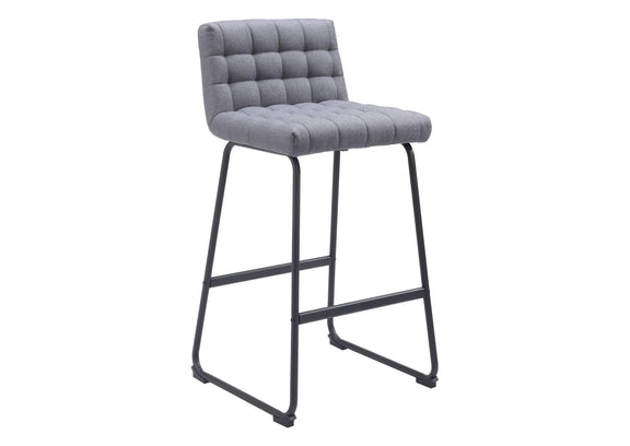 110072 Pago Barstool (Set Of 2) Gray