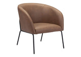 109055 Quinten Accent Chair Vintage Brown