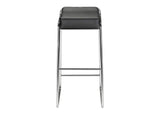 300041 Wedge Barstool (Set Of 2) Black
