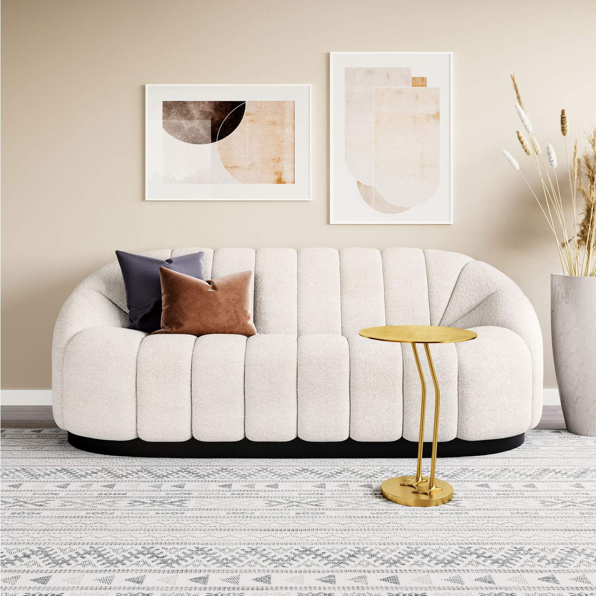 109341 Bhutan Sofa Cream