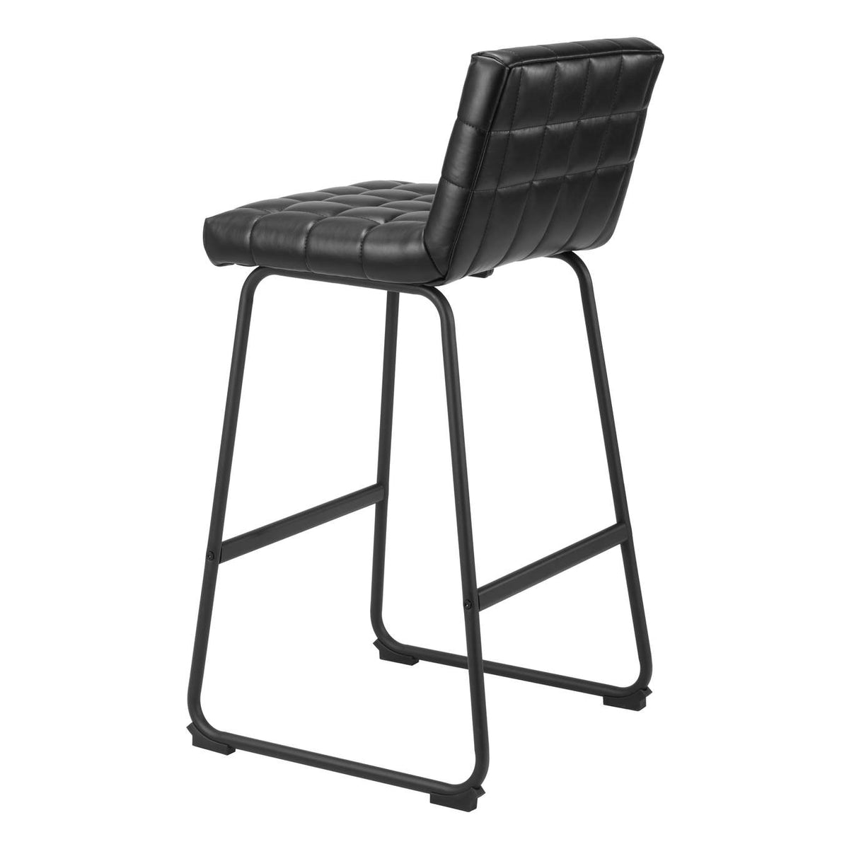 110069 Pago Barstool (Set Of 2) Black
