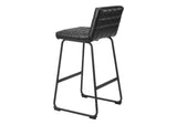 110069 Pago Barstool (Set Of 2) Black