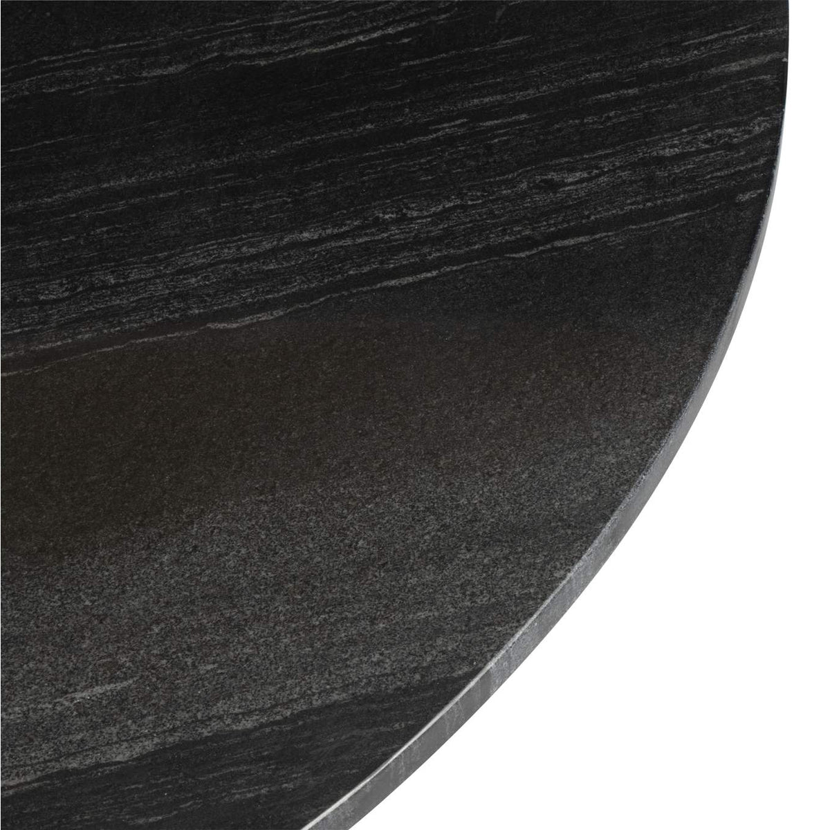109095 Taj Dining Table Black & Gold