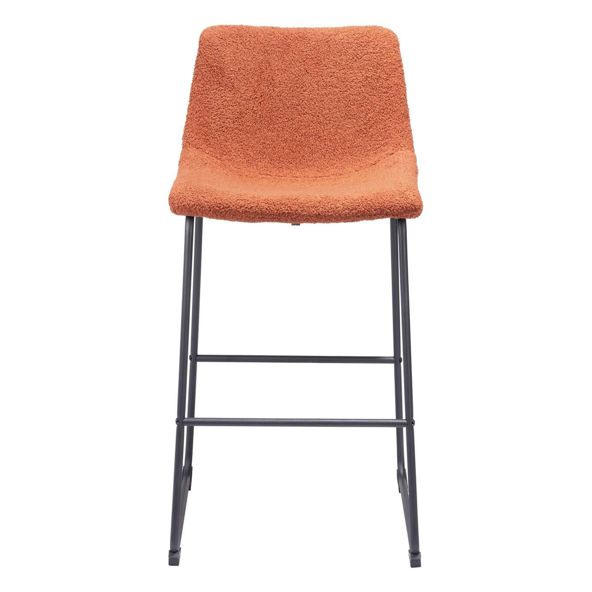 109682 Smart Barstool (Set Of 2) Burnt Orange