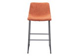109682 Smart Barstool (Set Of 2) Burnt Orange