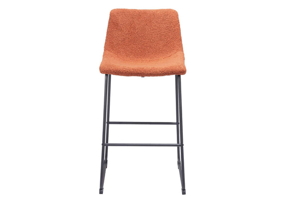 109682 Smart Barstool (Set Of 2) Burnt Orange