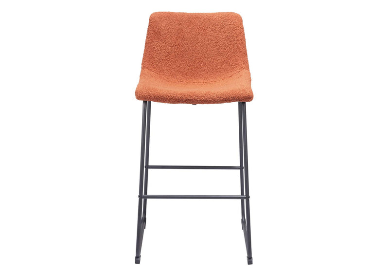 109682 Smart Barstool (Set Of 2) Burnt Orange