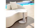 704020 Sunny Isles Outdoor Side Table White