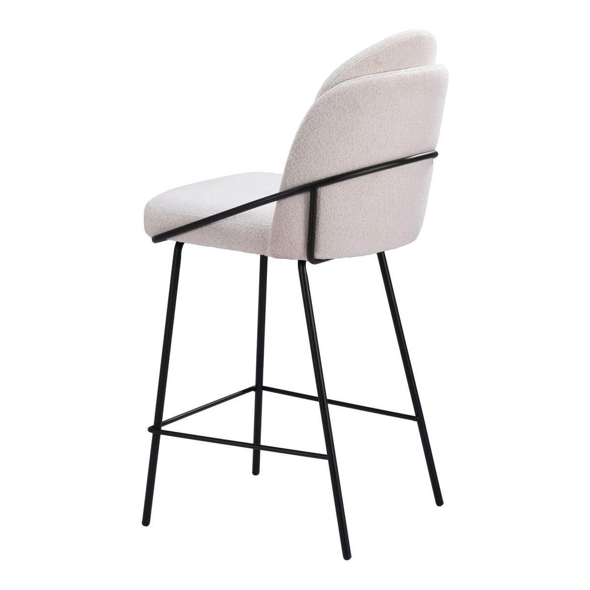 109967 Jambi Counter Stool (Set Of 2) Ivory