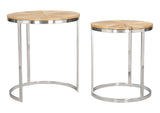 109776 Bari Nesting Table Set (2-Piece) Natural