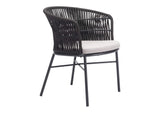 703987 Freycinet Outdoor Dining Chair (Set Of 2) Black