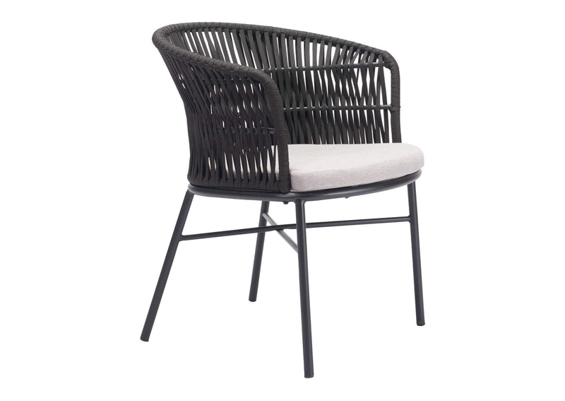 703987 Freycinet Outdoor Dining Chair (Set Of 2) Black