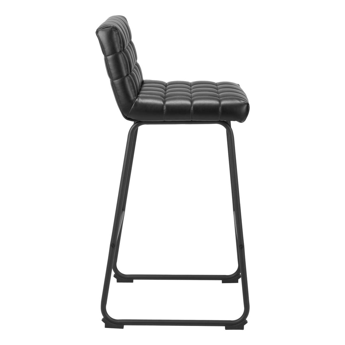 110069 Pago Barstool (Set Of 2) Black