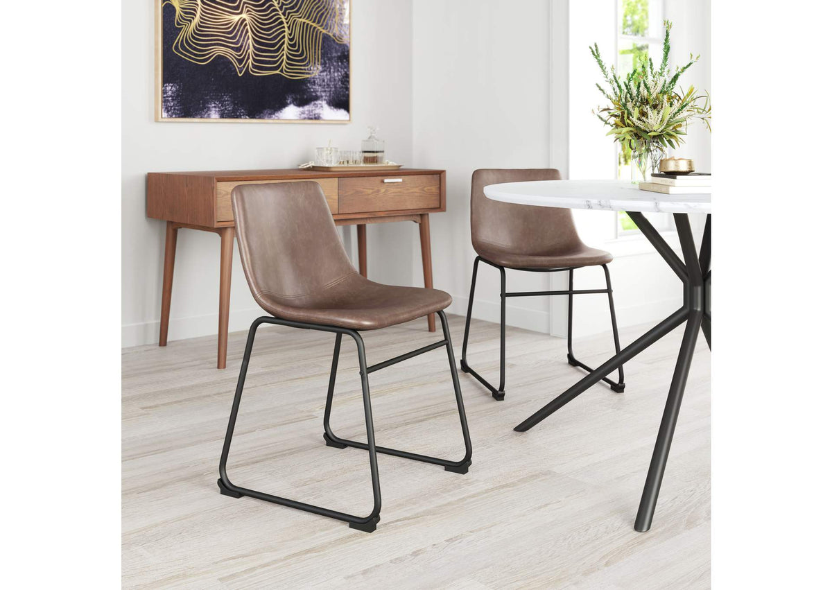 100505 Smart Dining Chair (Set Of 2) Vintage Espresso