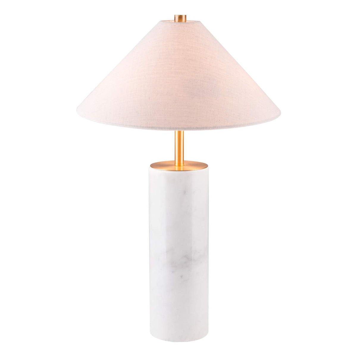 56100 Ciara Table Lamp Beige & White