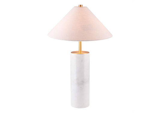 56100 Ciara Table Lamp Beige & White