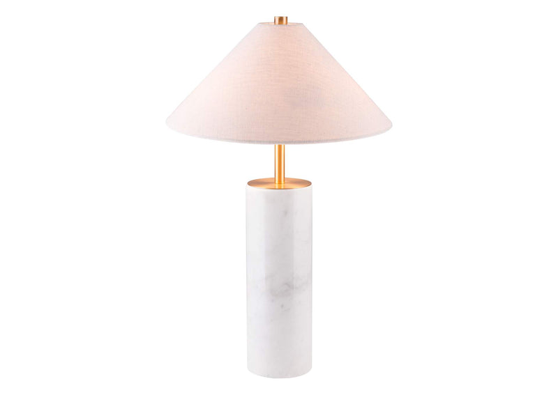 56100 Ciara Table Lamp Beige & White