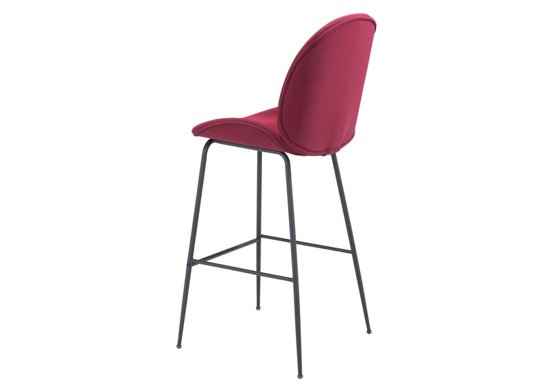 101742 Miles Barstool Red