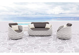 704025 Coral Reef Outdoor Accent Chair Gray