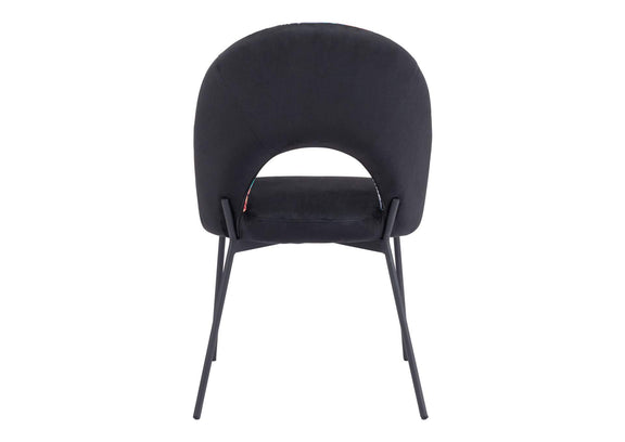 109366 Merion Dining Chair (Set Of 2) Multicolor Print & Black