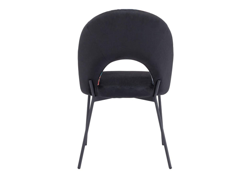 109366 Merion Dining Chair (Set Of 2) Multicolor Print & Black