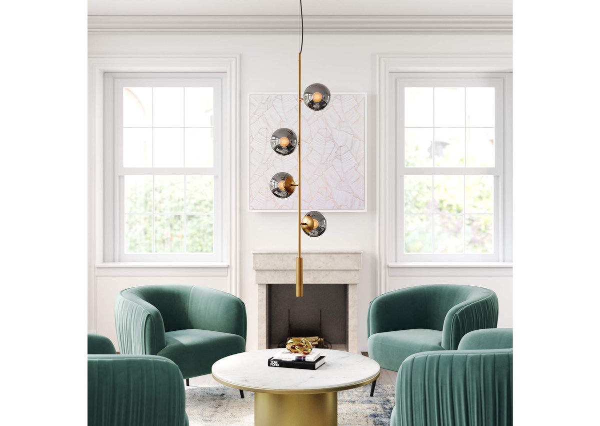 56111 Zatara Ceiling Lamp Brass