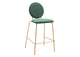 109805 Odessa Counter Stool (Set Of 2) Green & Gold